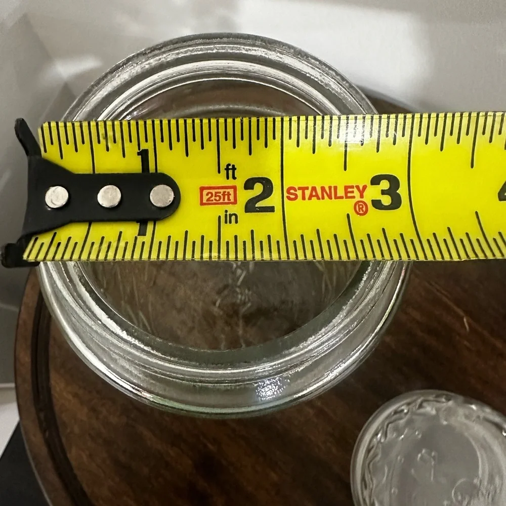 Vintage Planters Mr. Peanut Glass Jar with Lid - Diamond Pattern 8